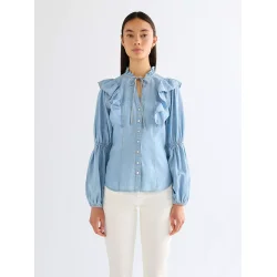 Wrangler - Romance bluse - Manor Blue