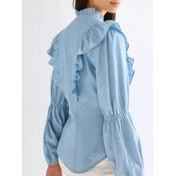 Wrangler - Romance bluse - Manor Blue