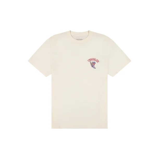 Wrangler - Sign off tee - Worn white