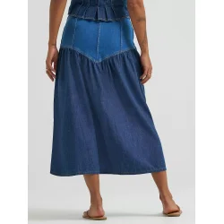 Wrangler - Basque waist skirt - Lone rider