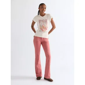 Wrangler - Flare Jeans - Washed Red