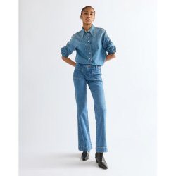 Wrangler - Flare Jeans - Indigo Rush