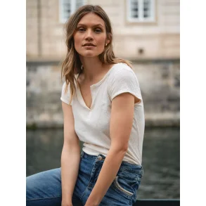 Mos Mosh - Troy T-shirt SS - Ecru