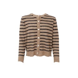 Black Colour - Dell strik cardigan - Taupe