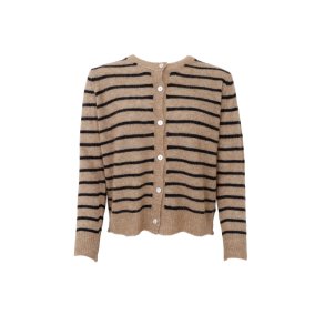 Black Colour - Dell strik cardigan - Taupe