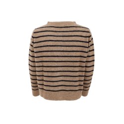 Black Colour - Dell strik cardigan - Taupe