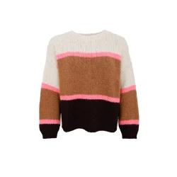 Black Colour - Hildur Strik Jumper - Camel