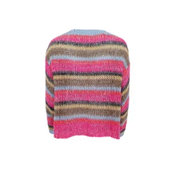 Black Colour - Milly strik cardigan - Red multi - Onesize