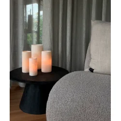 Sirocco Living - Alabaster Medium - Hvid - 20x8 cm