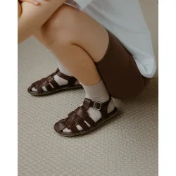 VIBAe - Capri Leather sandal - Cocoa brown
