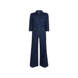 King Louie - Zip Buksedragt Onyx Denim - Deep Blue