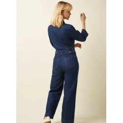 King Louie - Zip Buksedragt Onyx Denim - Deep Blue