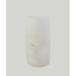 Sirocco Living - Alabaster Medium - Hvid - 20x8 cm
