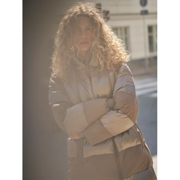 Mos Mosh - Avon Block Jakke - Chocolate Chip