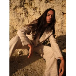Mos Mosh - Medina Miriam bukser - Cowhide long