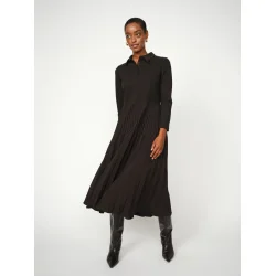 Mos Mosh - Maike Pleat Kjole - Black