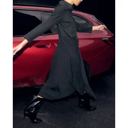 Mos Mosh - Maike Pleat Kjole - Black