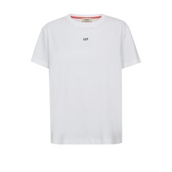 Mos Mosh - Lail O-SS Cherry Tee - White