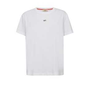 Mos Mosh - Lail O-SS Cherry Tee - White