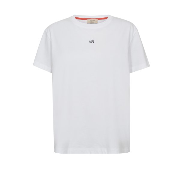 Mos Mosh - Lail O-SS Cherry Tee - White