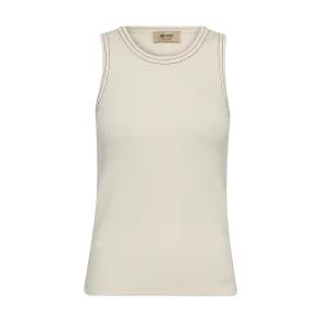 Mos Mosh - Ara Rib Tank Top - Ecru