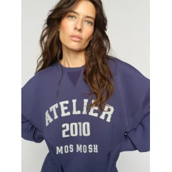 Mos Mosh - Nima O LS Sweatshirt - Crown Blue