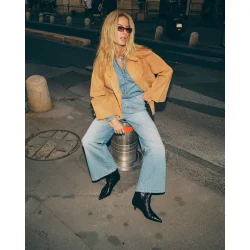 Mos Mosh - Mattie Denim Skjorte - Mid Blue