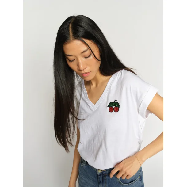 Mos Mosh - Silao V-SS Tee - White