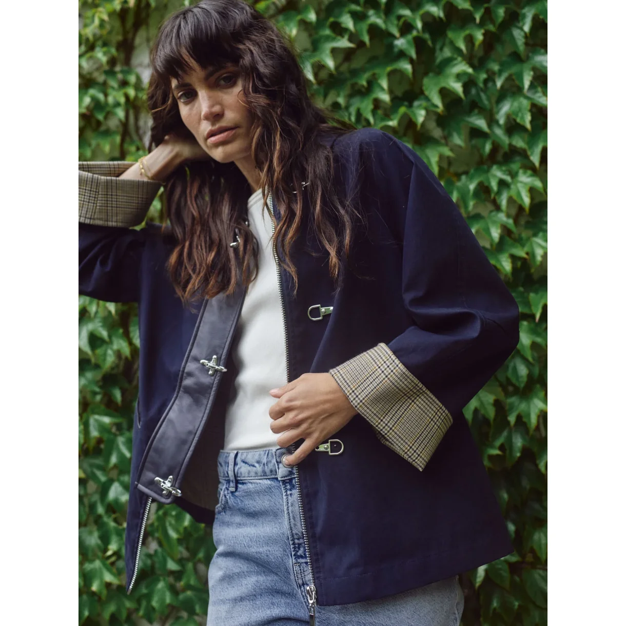 Mos Mosh - Fallon Mercer Jakke - Salute Navy