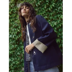 Mos Mosh - Fallon Mercer Jakke - Salute Navy