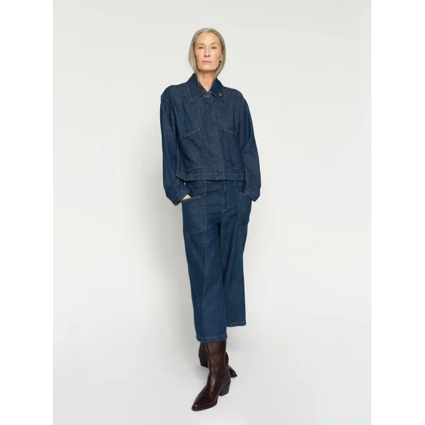 Mos Mosh - Culotte Arge Jeans - Dark Blue - Cropped