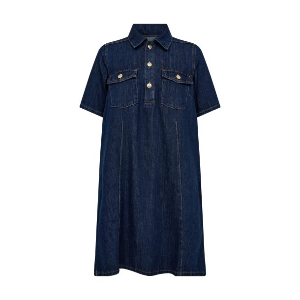 Mos Mosh - Biba East Kjole - Dark Blue