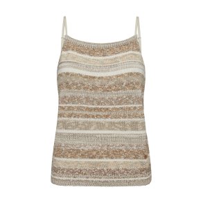 Mos Mosh - Kya Edele Strik Top - Ecru