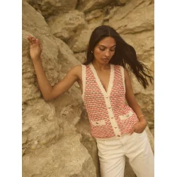 Mos Mosh - Miah Knit Vest - Emberglow