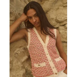 Mos Mosh - Miah Knit Vest - Emberglow