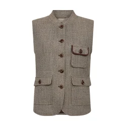 Mos Mosh - Abigail Utah Vest - Dark Camel