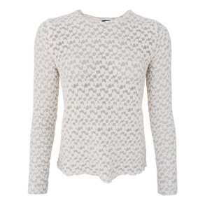 Black Colour - Blair LS Lace bluse - Off White