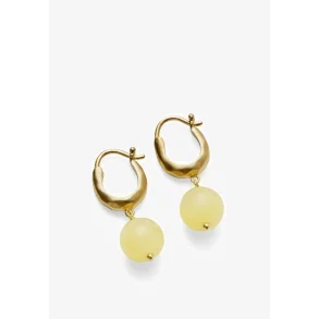 Pernille Corydon - Honey �reringe - 26 mm- Guld