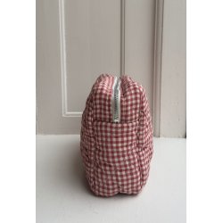 Boii - Simba Large Toilet Bag - Red Check