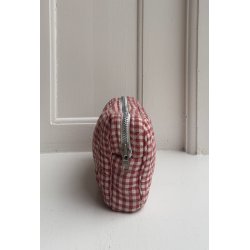 Boii - Simba Small Toilet Bag - Red Check