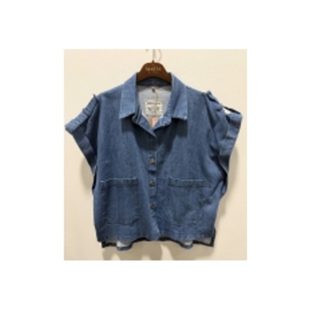 Marta - Carola Vest - Medium Blue - Onesize