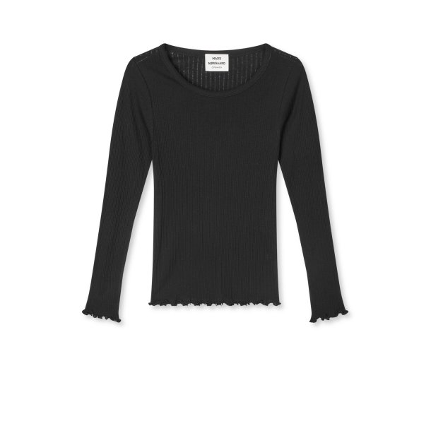 Mads N�rgaard - Pointella Troja Tee LS - Black