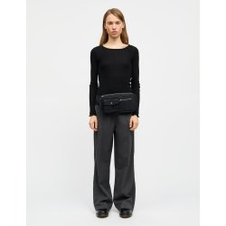 Mads N�rgaard - Pointella Troja Tee LS - Black