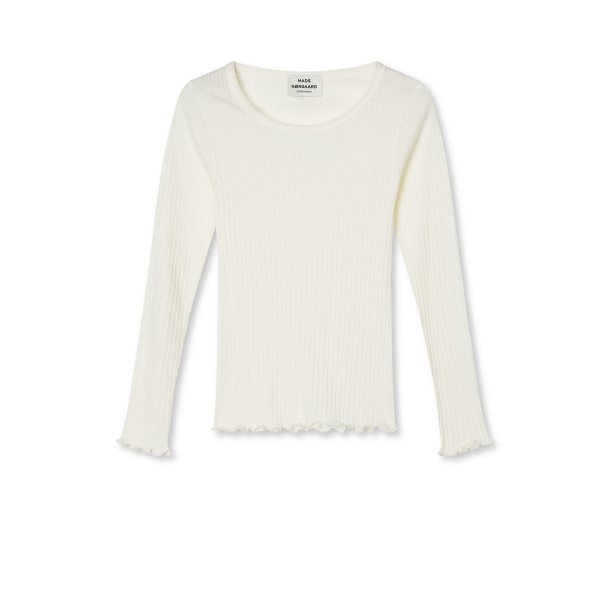 Mads N�rgaard - Pointella Troja Tee LS - Vanilla Ice