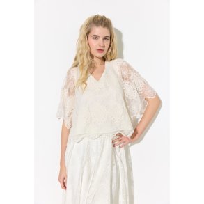 Hunk�n - Lulu lace bluse - Creme lace