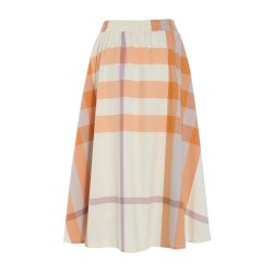 Hunk�n - Frankie nederdel - Orange Checked