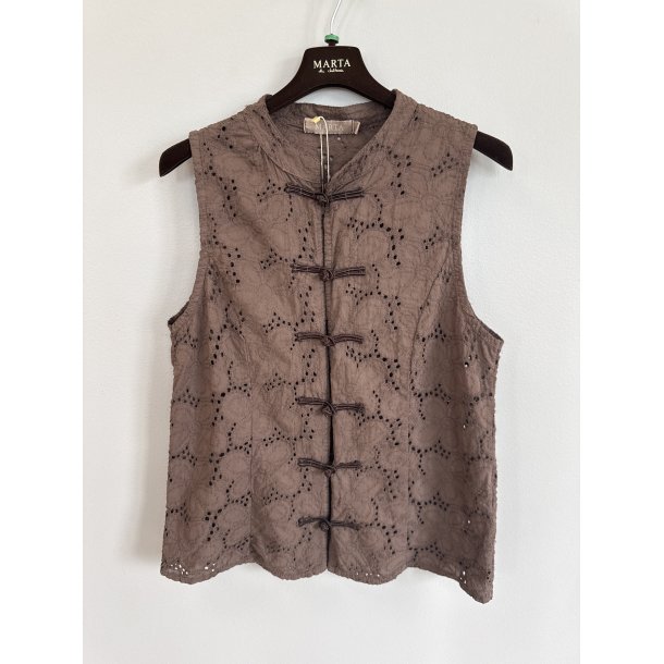 Marta - Ravella Top - Mocca