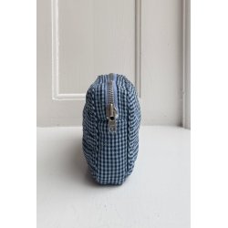 Boii - Simba Small Toilet Bag - Mini Blue Check