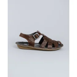 VIBAe - Capri Leather sandal - Cocoa brown