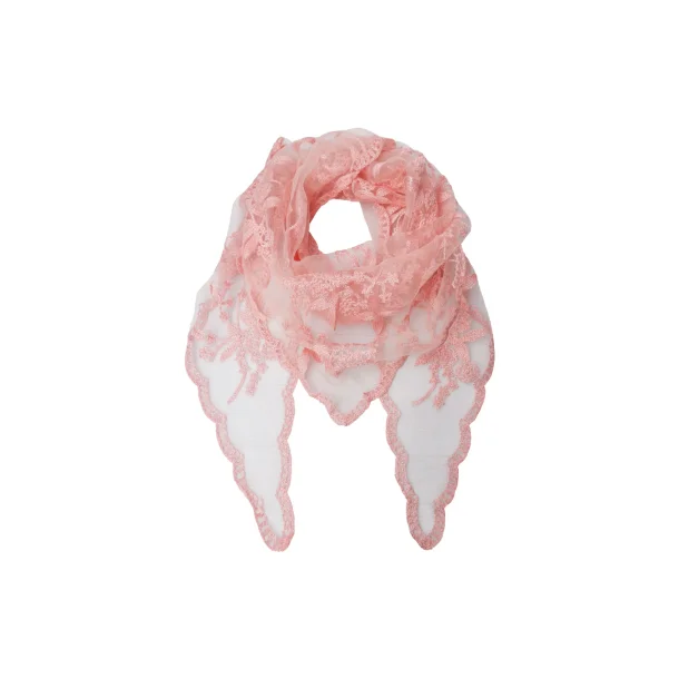 Black Colour - Miriana Triangle Lace t�rkl�de - Rose - One Size
